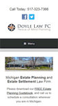 Mobile Screenshot of doylelawpc.com